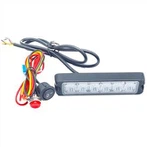 Lampe stroboscopique à grille à 6 LED à montage en surface 18W