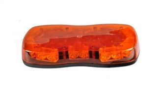Mini barre lumineuse d'avertissement LED ambre 12 V